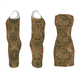 PAISLEY NFLYC BODYCON DRESS
