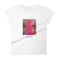 NFLYC - WOMENS-00202B GUMMY LIFE - WHITE - COTTON - SLIM FIT TEE - LIMITED EDITION