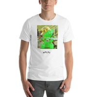 NFLYC - MENS-00014B - GUMMY LIFE GREEN AND GOLD - WHITE UNISEX - LIMITED EDITION