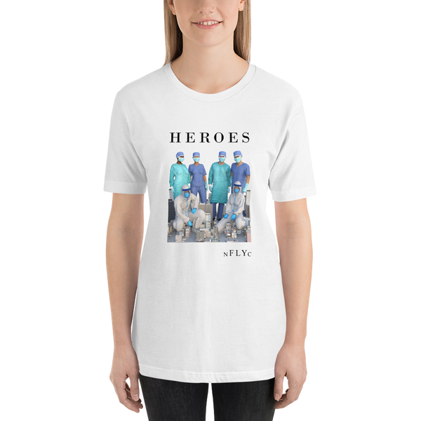 NFLYC - WOMENS-00201 - HEROES 2020 UNISEX T-SHIRT (RED CROSS DONATION)-10K LIMITED EDITION