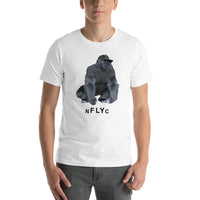 NFLYC - MENS-00006 - STREETWEAR GORILLA - WHITE - UNISEX SHIRT - LIMITED EDITION