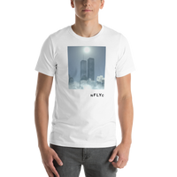 NFLYC - MENS-00020 - TWIN TOWERS IN THE CLOUDS SHIRT (911 MEMORIAL)