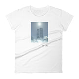 NFLYC - WOMENS-00020 - TWIN TOWERS IN THE CLOUDS SHIRT (911 MEMORIAL)